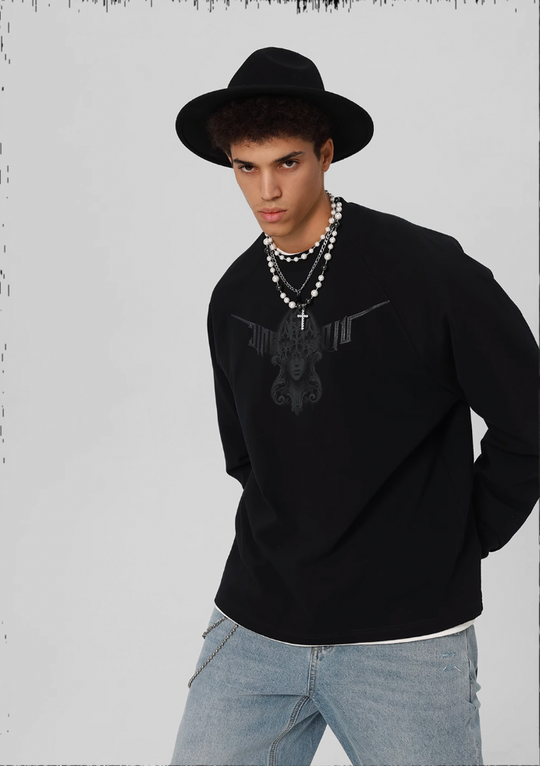 JHYQ 3D Stretch Printed Long Sleeved Tee