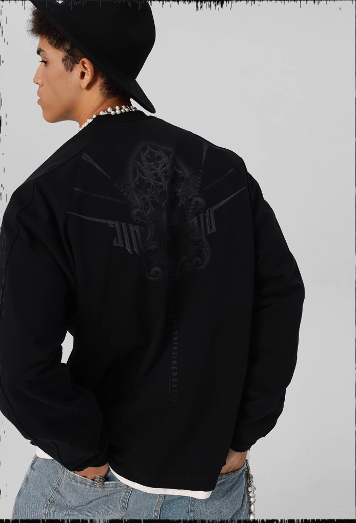 JHYQ 3D Stretch Printed Long Sleeved Tee