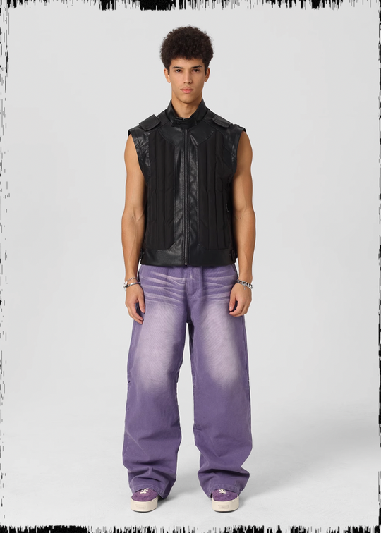 JHYQ Sand Washed Gradient Denim Jeans