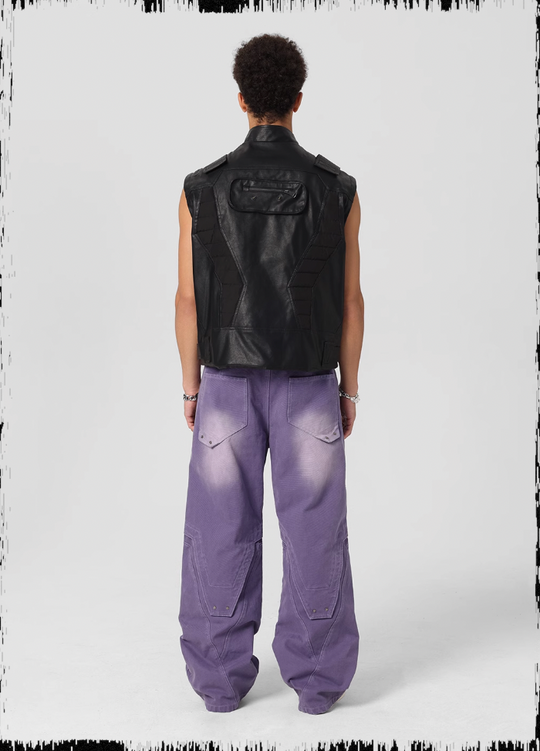 JHYQ Sand Washed Gradient Denim Jeans