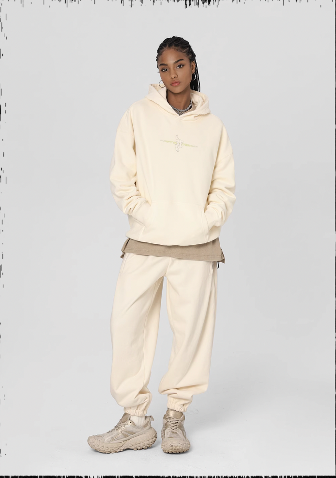 JHYQ Loose Embroidery Sweat Pants