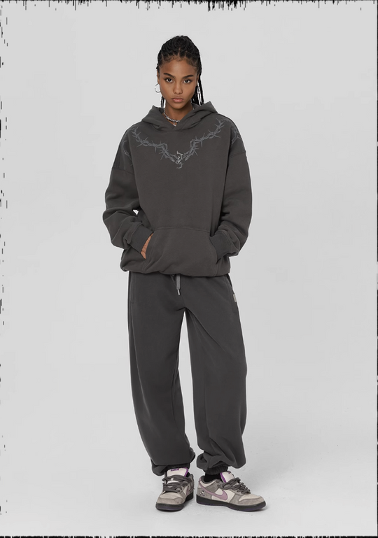 JHYQ Loose Embroidery Sweat Pants