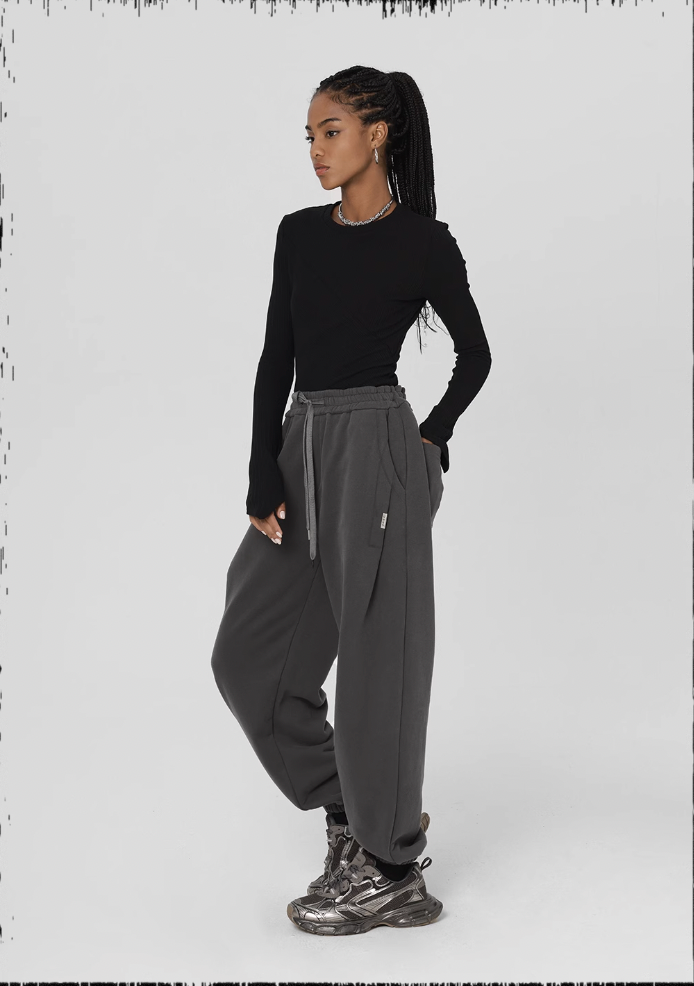 JHYQ Loose Embroidery Sweat Pants