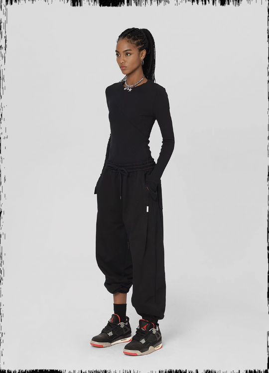 JHYQ Loose Embroidery Sweat Pants