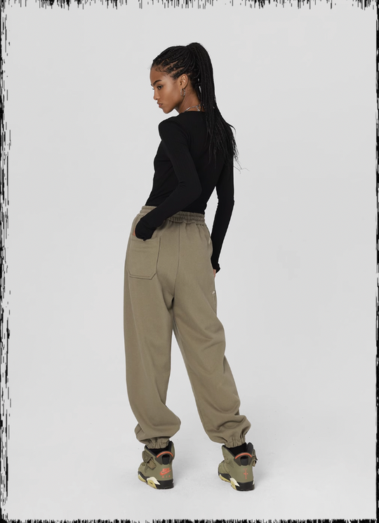 JHYQ Loose Embroidery Sweat Pants