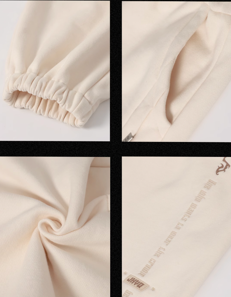 JHYQ Loose Embroidery Sweat Pants