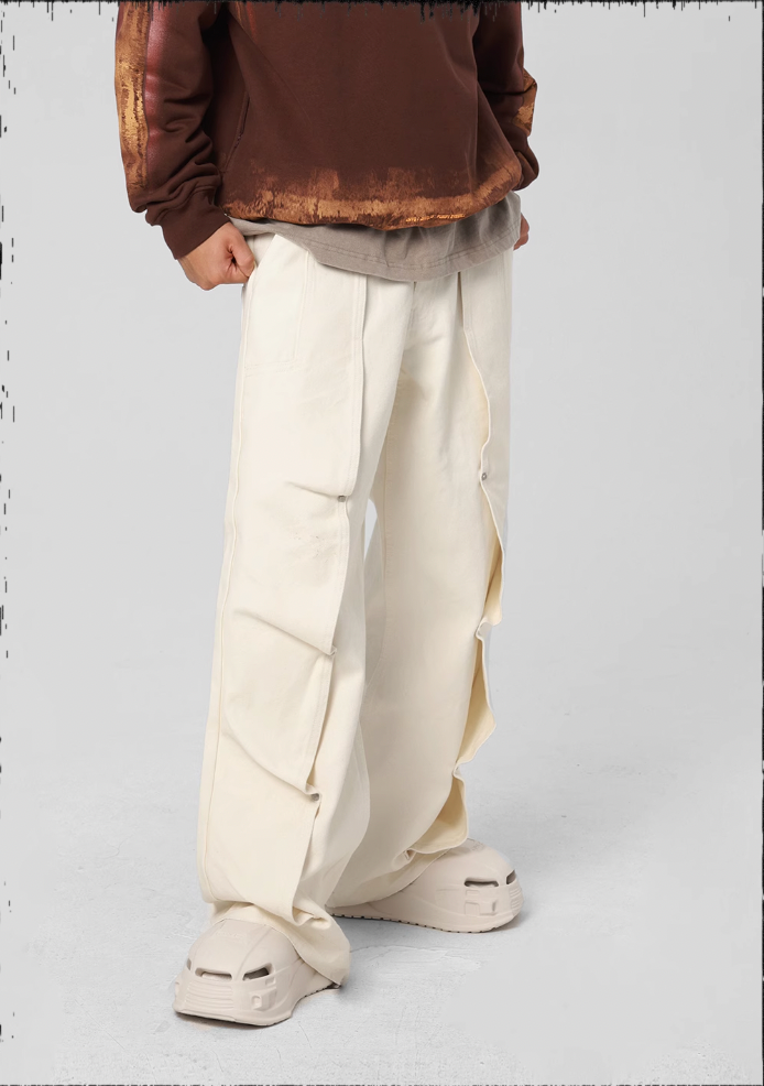 JHYQ Deconstructed Pleated Work Pants
