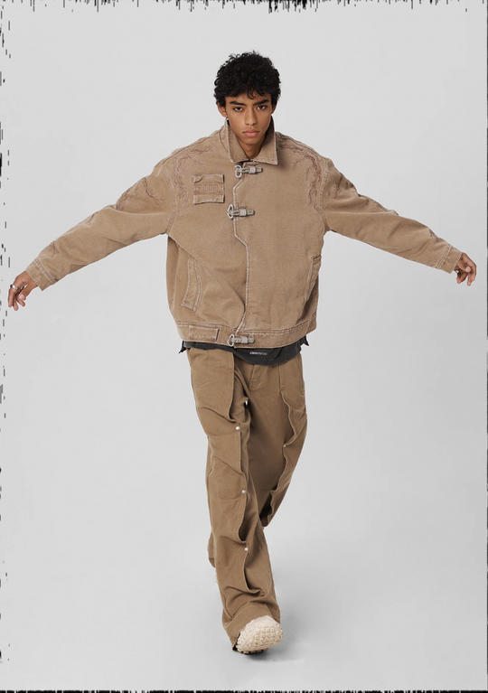 JHYQ Deconstructed Pleated Work Pants