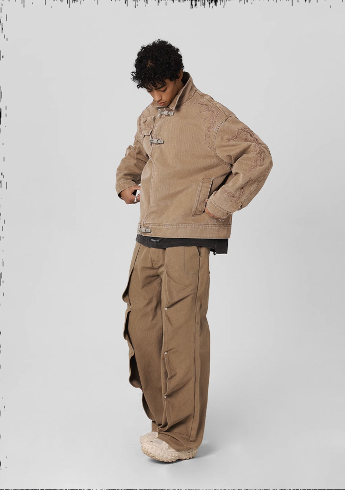 JHYQ Deconstructed Pleated Work Pants
