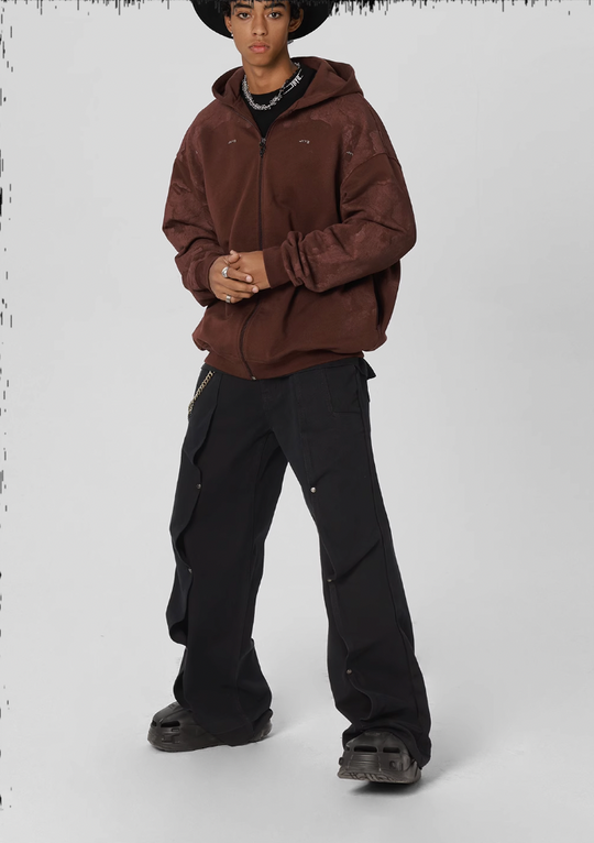 JHYQ Deconstructed Pleated Work Pants