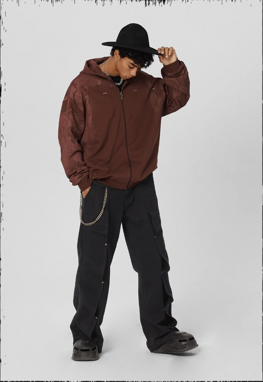 JHYQ Deconstructed Pleated Work Pants