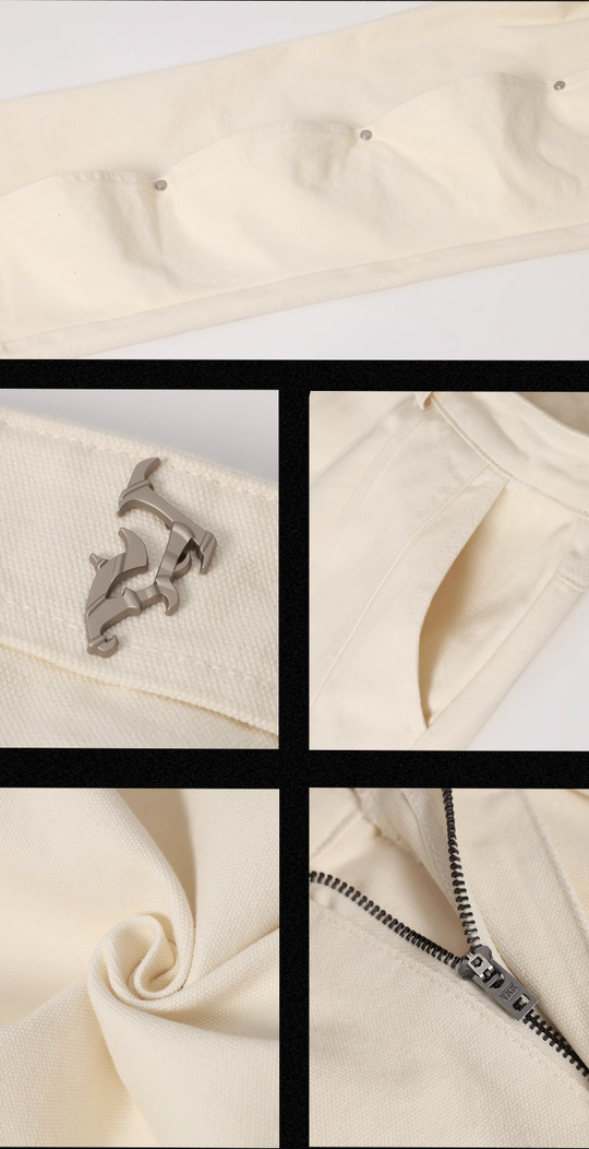 JHYQ Deconstructed Pleated Work Pants