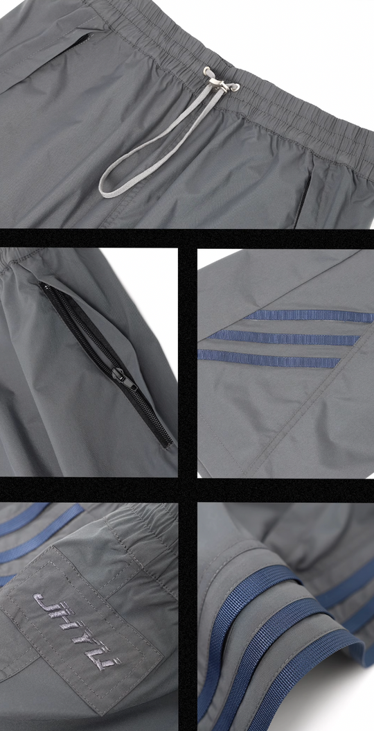 JHYQ Striped Paratrooper Drawstring Sports Pants