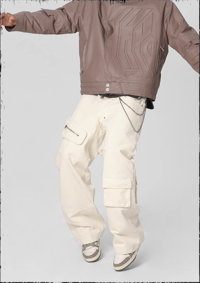 JHYQ Multi Pocket Canvas Work Pants