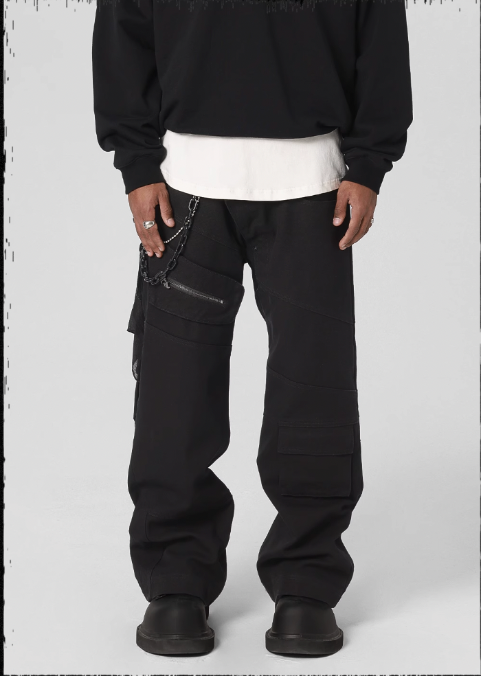 JHYQ Multi Pocket Canvas Work Pants