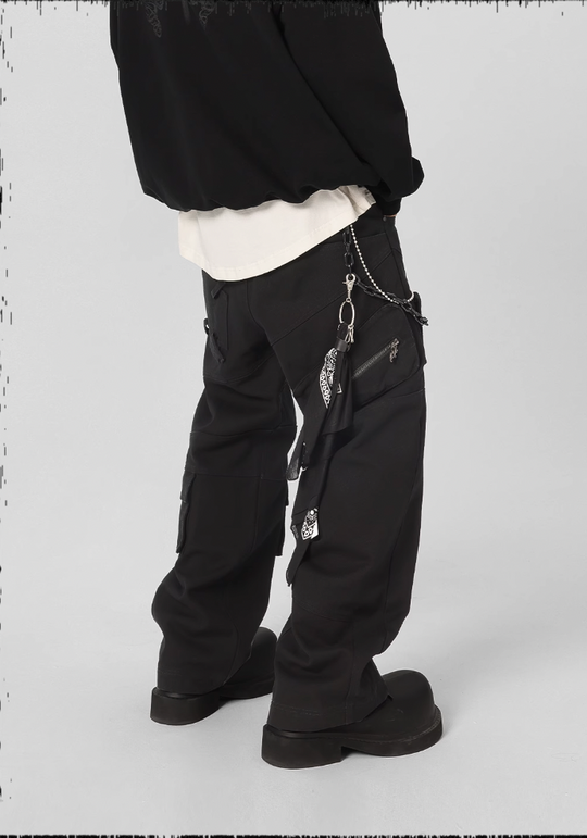 JHYQ Multi Pocket Canvas Work Pants