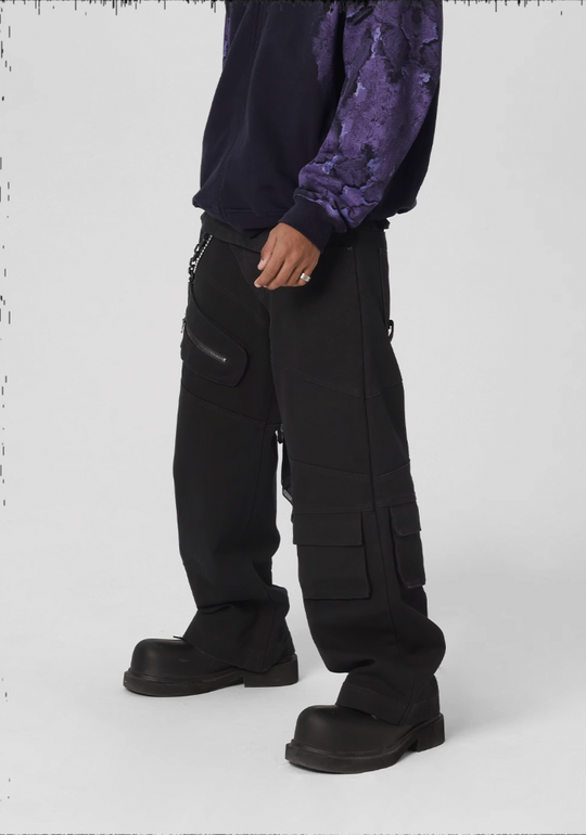 JHYQ Multi Pocket Canvas Work Pants