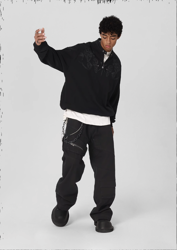 JHYQ Multi Pocket Canvas Work Pants