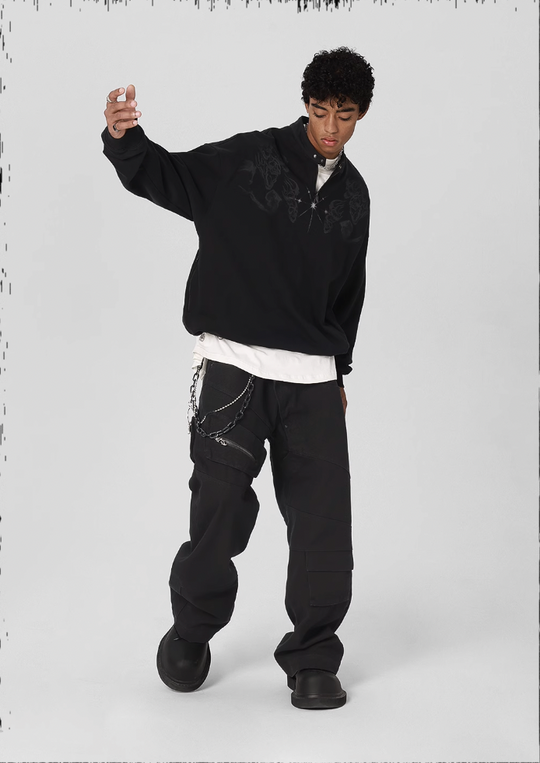 JHYQ Multi Pocket Canvas Work Pants