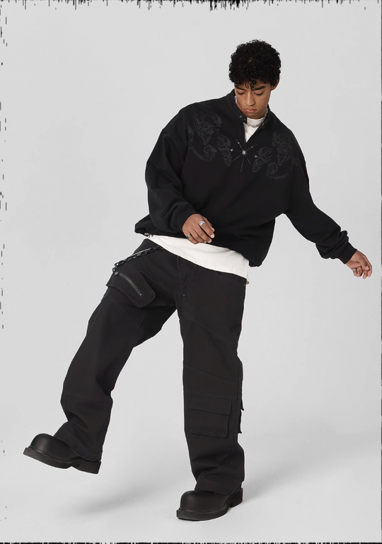 JHYQ Multi Pocket Canvas Work Pants