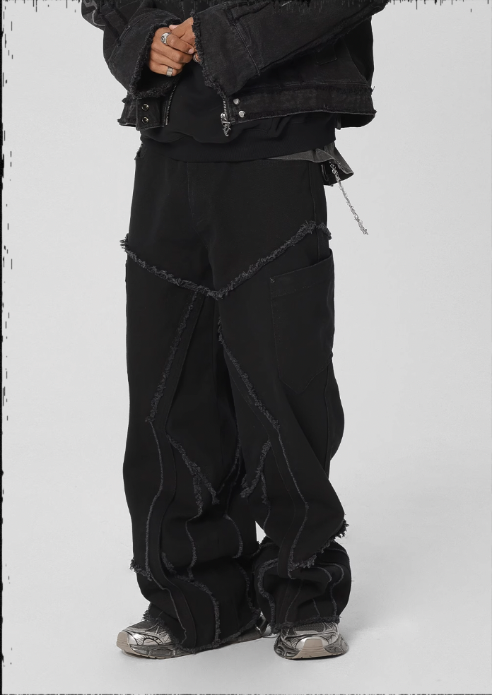 JHYQ Frayed Denim Jeans