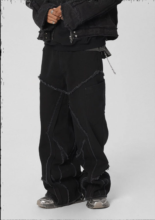 JHYQ Frayed Denim Jeans