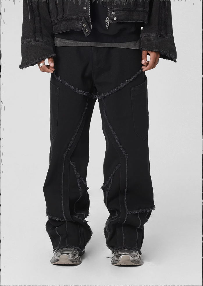 JHYQ Frayed Denim Jeans