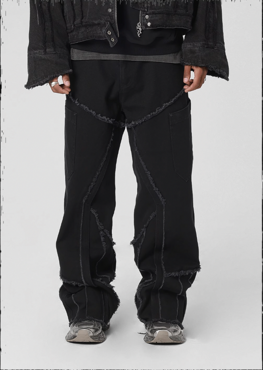 JHYQ Frayed Denim Jeans