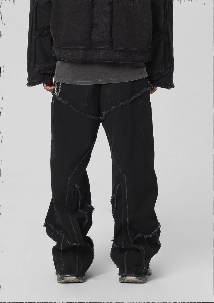 JHYQ Frayed Denim Jeans