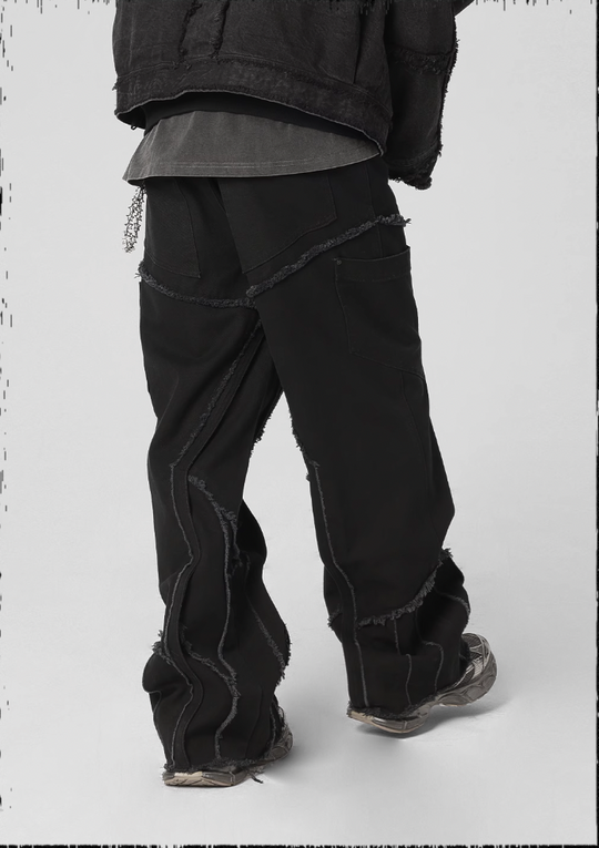 JHYQ Frayed Denim Jeans