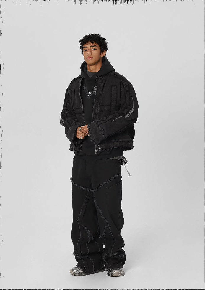 JHYQ Frayed Denim Jeans