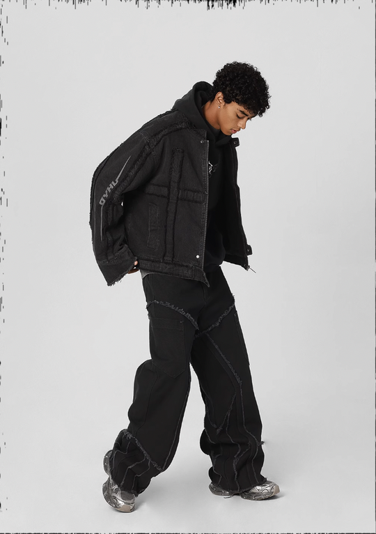 JHYQ Frayed Denim Jeans