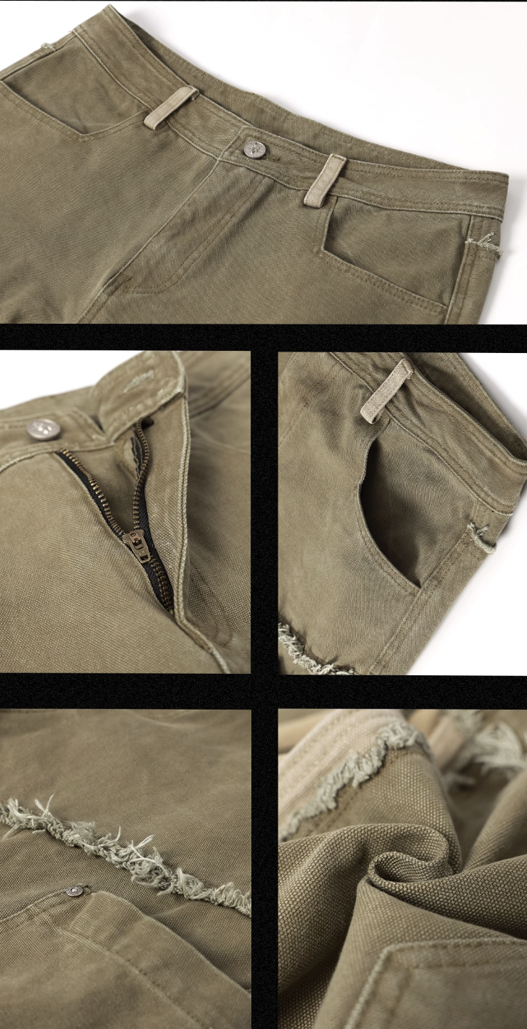 JHYQ Frayed Denim Jeans