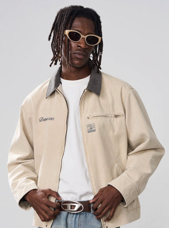 Harsh and Cruel Lapel Collar Embroidered Jacket