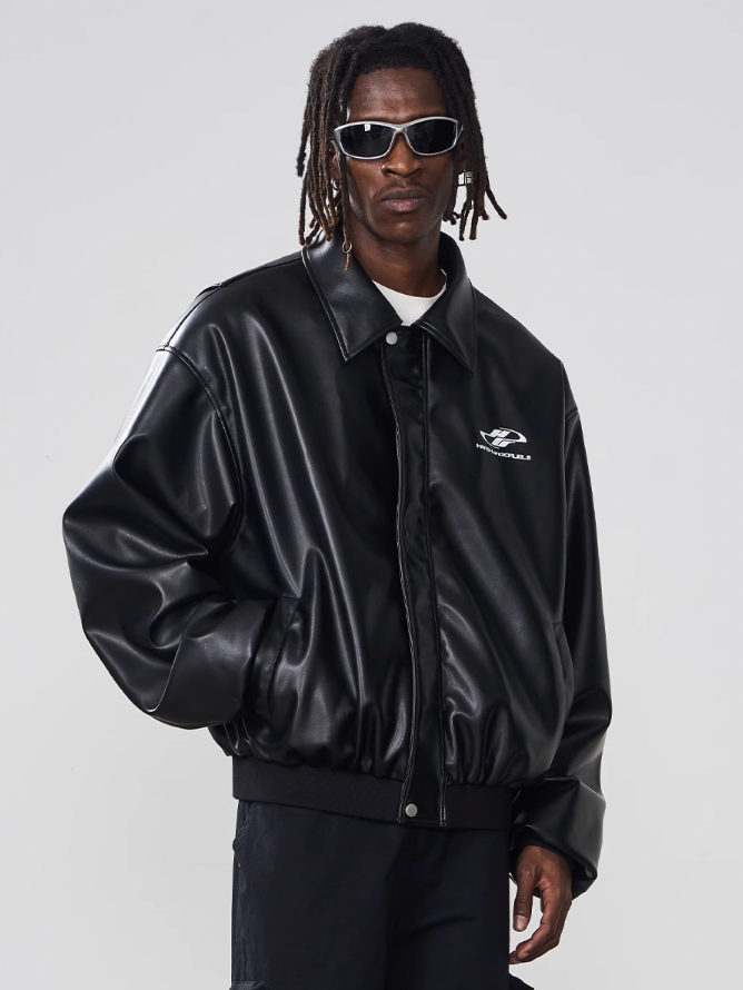 Harsh and Cruel Motorcycle Loose Leather Jacket