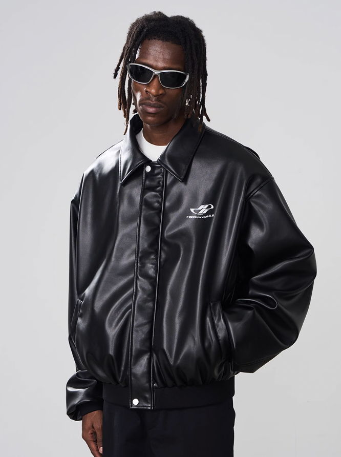 Harsh and Cruel Motorcycle Loose Leather Jacket