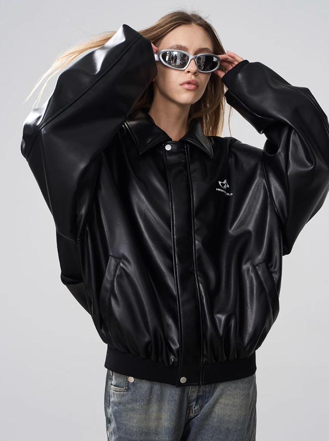 Harsh and Cruel Motorcycle Loose Leather Jacket