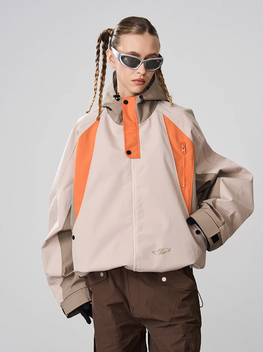 Harsh and Cruel Deconstructed Patchwork Hooded Jacket