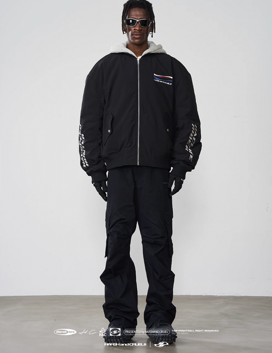 Harsh and Cruel MA-1 Detachable Hooded Jacket