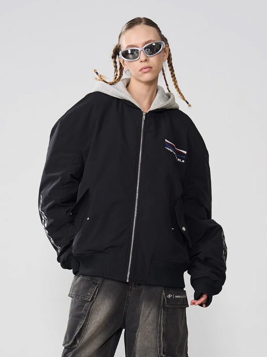 Harsh and Cruel MA-1 Detachable Hooded Jacket