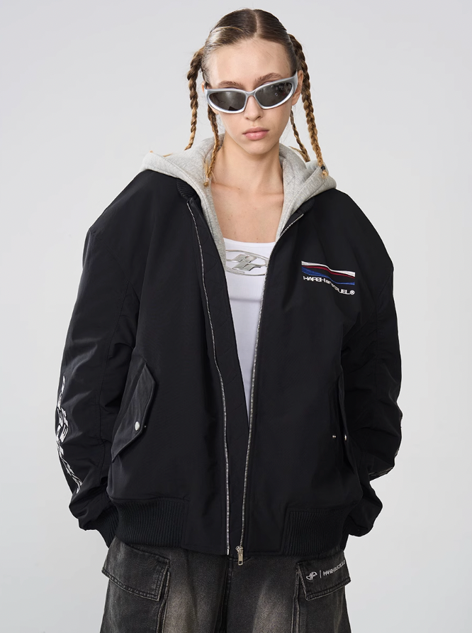 Harsh and Cruel MA-1 Detachable Hooded Jacket