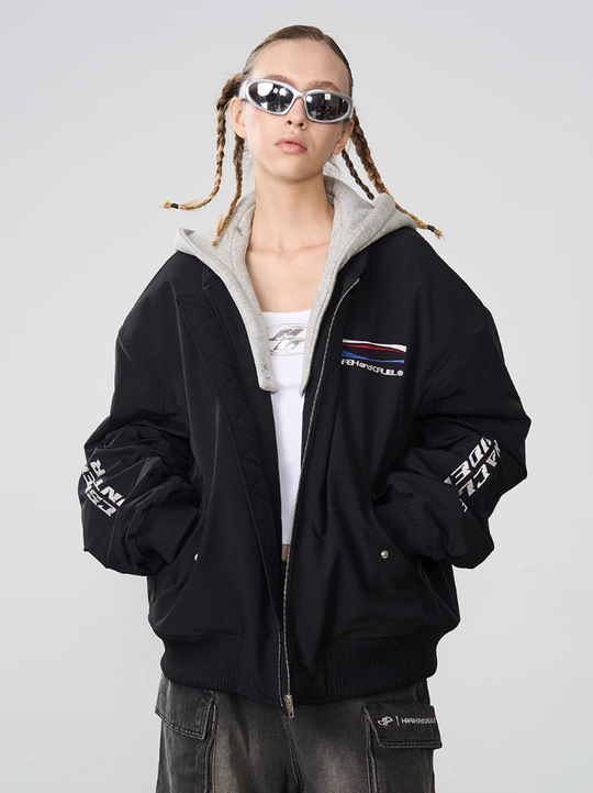Harsh and Cruel MA-1 Detachable Hooded Jacket