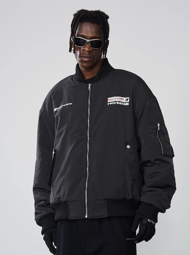 Harsh and Cruel Voice Down MA-1 Bomber Jacket