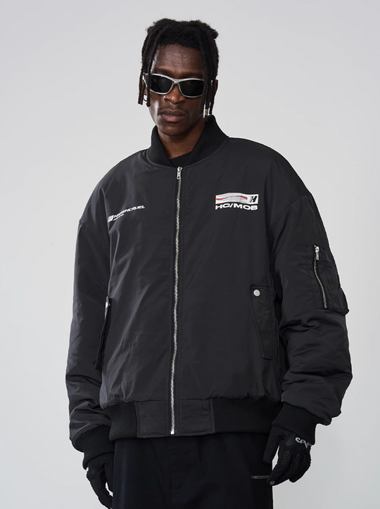 Harsh and Cruel Voice Down MA-1 Bomber Jacket