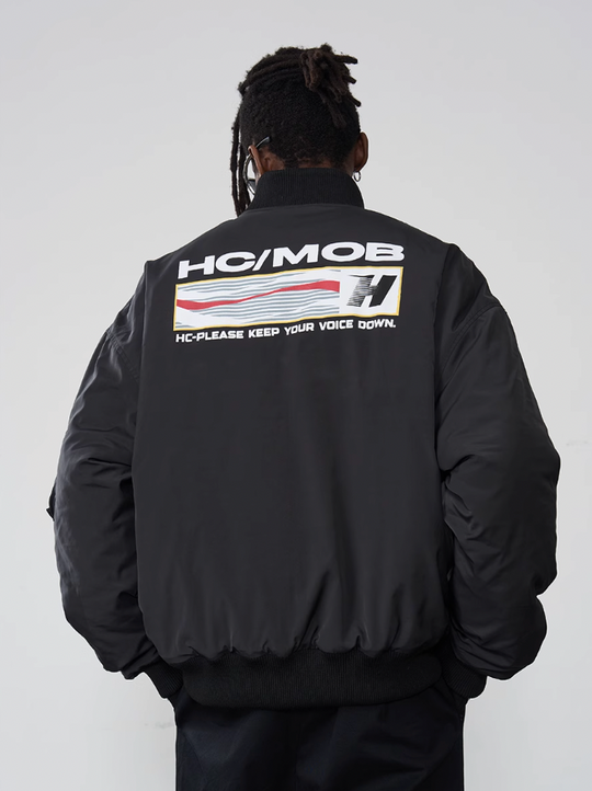 Harsh and Cruel Voice Down MA-1 Bomber Jacket