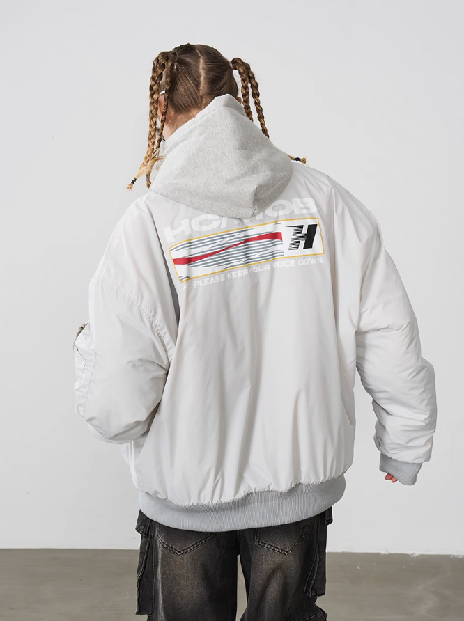 Harsh and Cruel Voice Down MA-1 Bomber Jacket