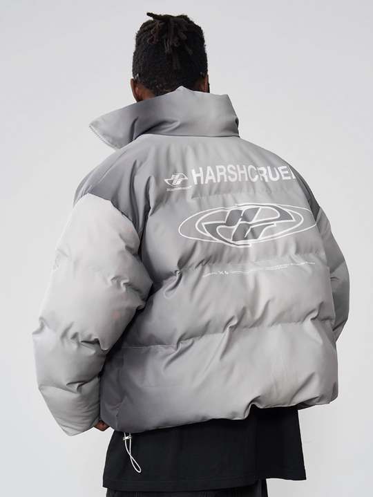 Harsh and Cruel Dynamic Logo Printed Loose Jacket