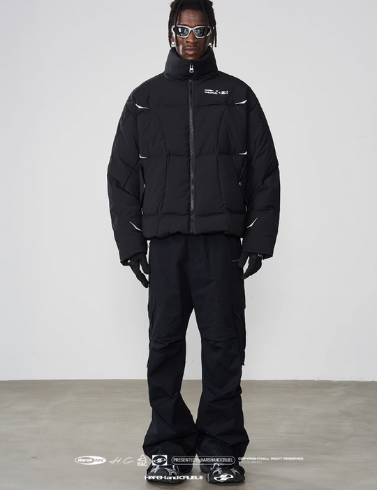 Harsh and Cruel Deconstructed Segments Down Jacket