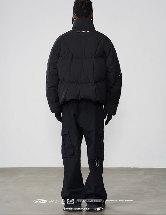 Harsh and Cruel Deconstructed Segments Down Jacket