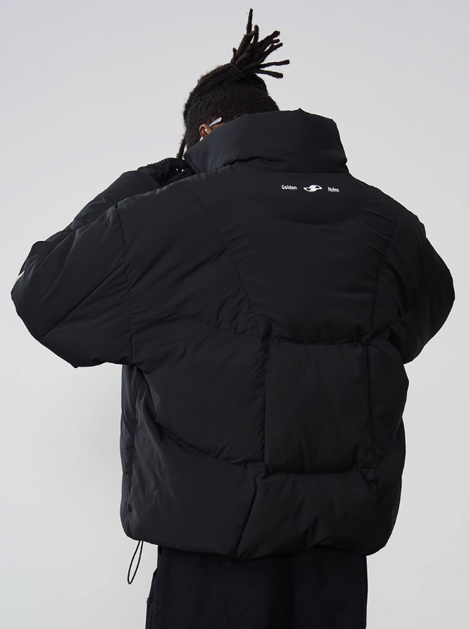 Harsh and Cruel Deconstructed Segments Down Jacket